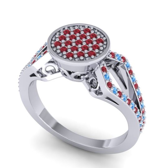 Statement Floral Pave Atapa Ring