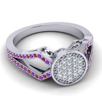 Statement Floral Pave Atapa Ring