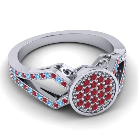 Statement Floral Pave Atapa Ring