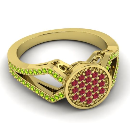 Statement Floral Pave Atapa Ring