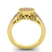 Statement Floral Pave Atapa Ring