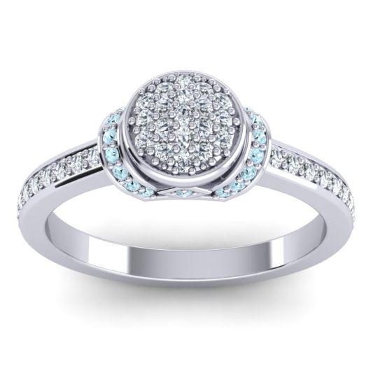 Statement Floral Pave Pezika Ring