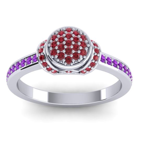 Statement Floral Pave Pezika Ring