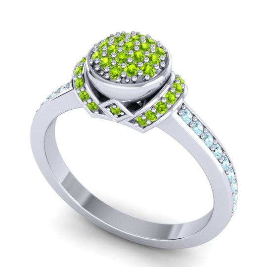 Statement Floral Pave Pezika Ring