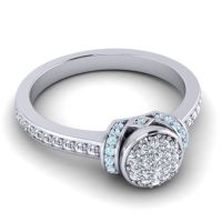 Statement Floral Pave Pezika Ring