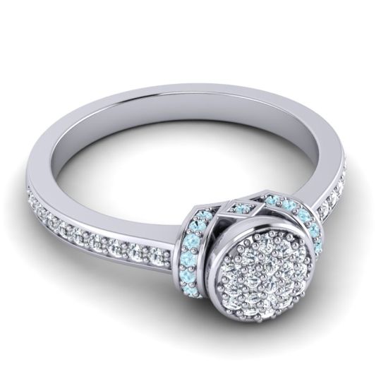 Statement Floral Pave Pezika Ring