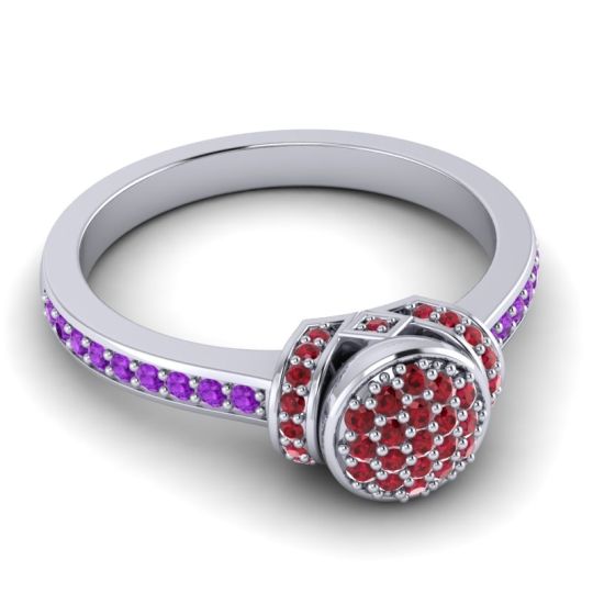 Statement Floral Pave Pezika Ring