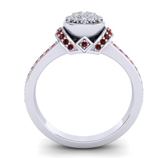 Statement Floral Pave Pezika Ring