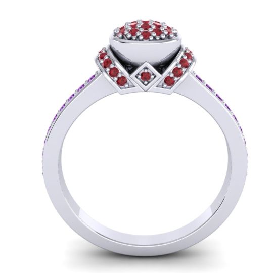 Statement Floral Pave Pezika Ring