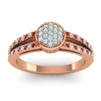 Statement Floral Pave Zikya Ring