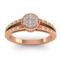 Statement Floral Pave Zikya Ring