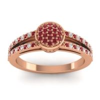 Statement Floral Pave Zikya Ring