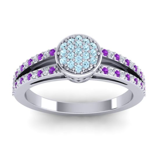 Statement Floral Pave Zikya Ring