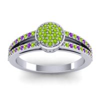 Statement Floral Pave Zikya Ring