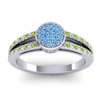 Statement Floral Pave Zikya Ring