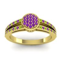 Statement Floral Pave Zikya Ring