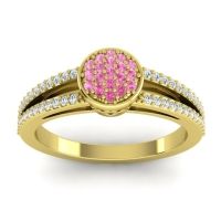 Statement Floral Pave Zikya Ring