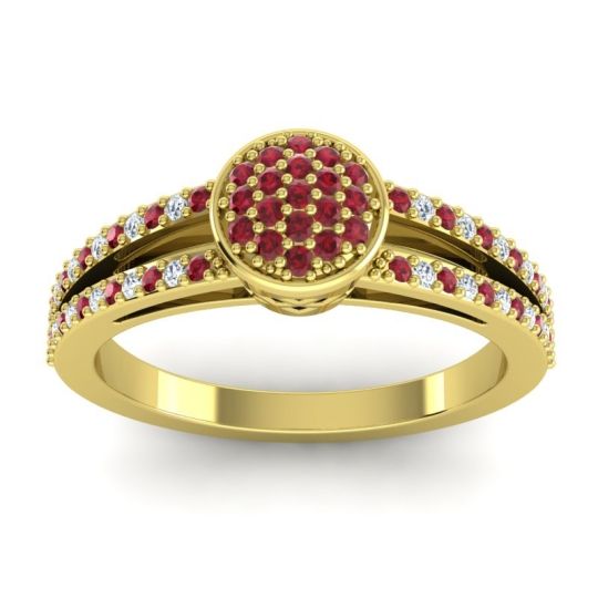 Statement Floral Pave Zikya Ring