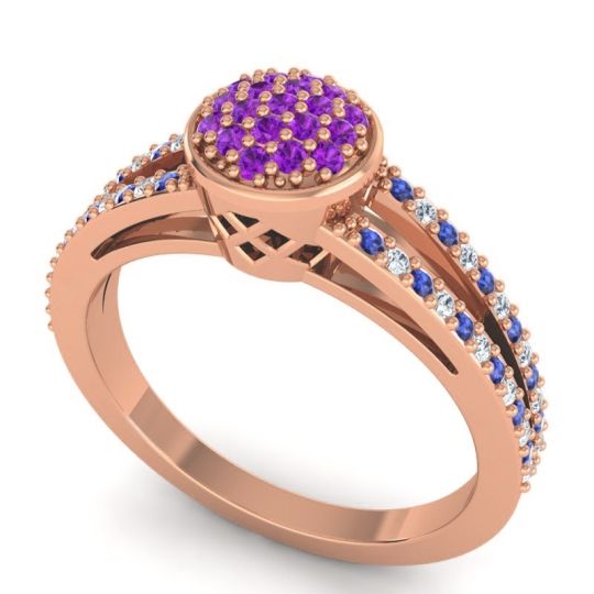Statement Floral Pave Zikya Ring