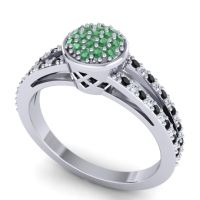 Statement Floral Pave Zikya Ring