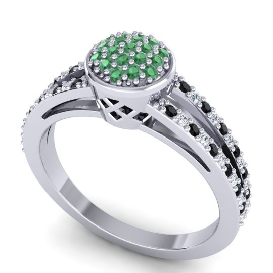 Statement Floral Pave Zikya Ring