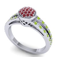 Statement Floral Pave Zikya Ring