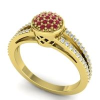 Statement Floral Pave Zikya Ring