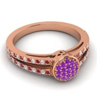 Statement Floral Pave Zikya Ring