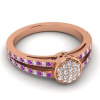 Statement Floral Pave Zikya Ring