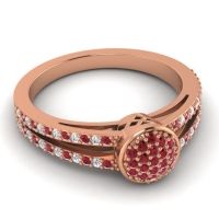 Statement Floral Pave Zikya Ring