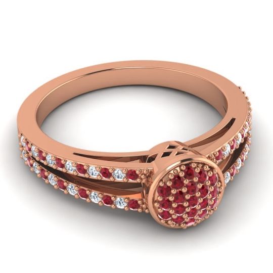Statement Floral Pave Zikya Ring