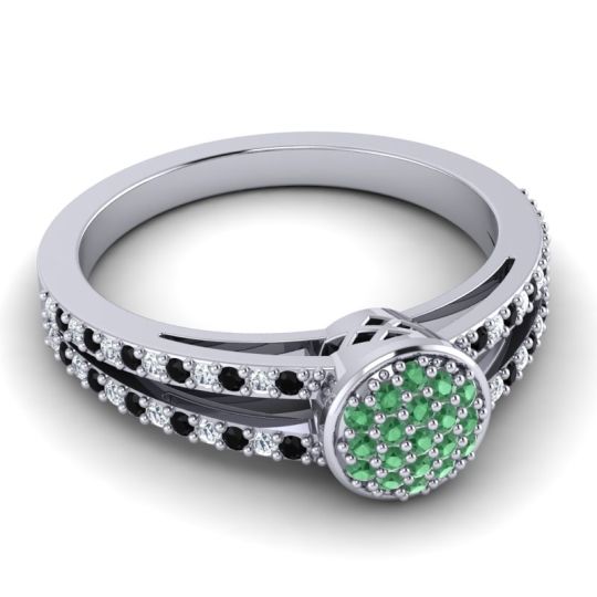 Statement Floral Pave Zikya Ring