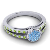 Statement Floral Pave Zikya Ring