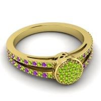 Statement Floral Pave Zikya Ring