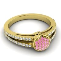 Statement Floral Pave Zikya Ring