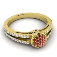 Statement Floral Pave Zikya Ring