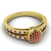 Statement Floral Pave Zikya Ring