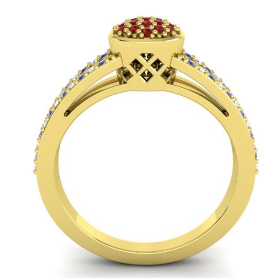 Statement Floral Pave Zikya Ring