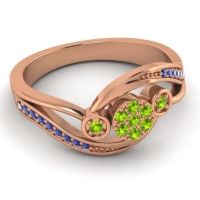 Simple Floral Pave Bypass Caya Ring