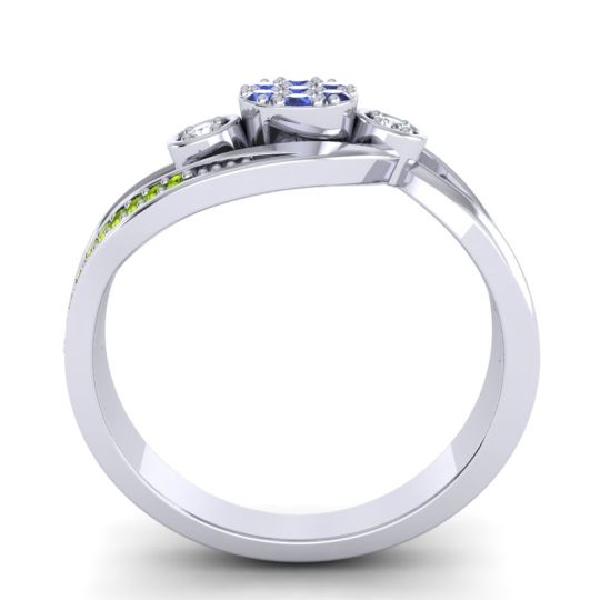 Simple Floral Pave Bypass Caya Ring