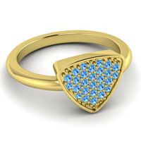 Statement Pave Trikona Ring