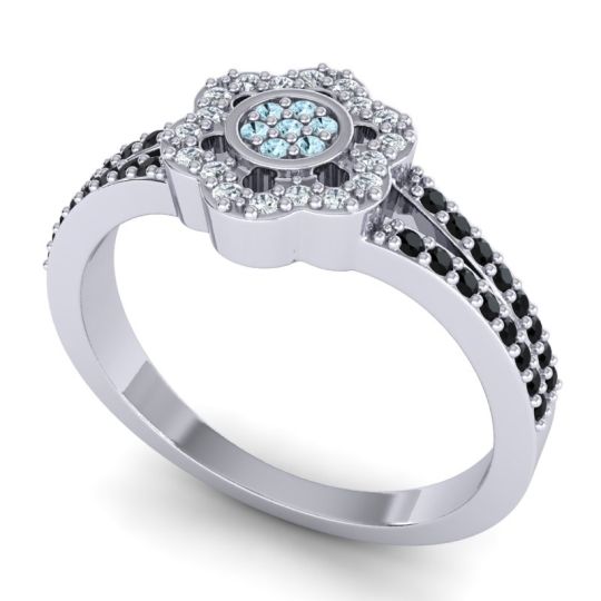 Statement Floral Pave Madhavi Ring