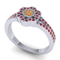 Statement Floral Pave Madhavi Ring
