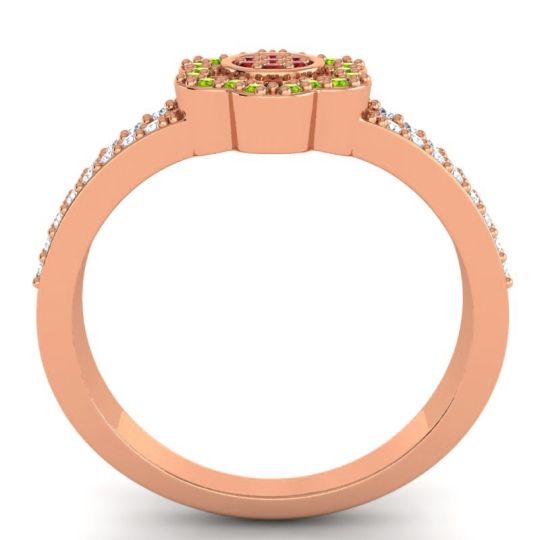 Statement Floral Pave Madhavi Ring