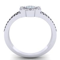 Statement Floral Pave Madhavi Ring