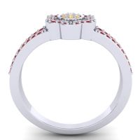 Statement Floral Pave Madhavi Ring