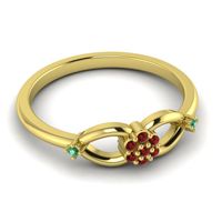 Petite Floral Phulla Ring