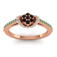 Petite Floral Pave Pupsagiri Ring