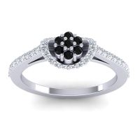 Petite Floral Pave Pupsagiri Ring