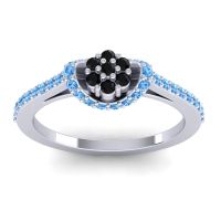 Petite Floral Pave Pupsagiri Ring